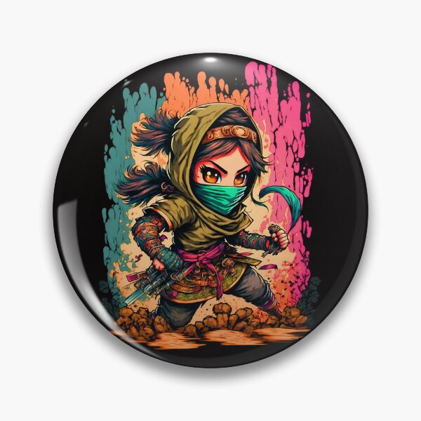 Artikelvorschau, NINJA GIRL Midjourney AI Artwork entworfen und verkauft von davidjulie.