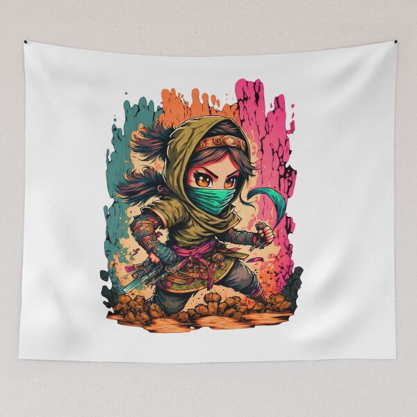 Item preview, NINJA GIRL Midjourney AI Artwork designed and sold by davidjulie.