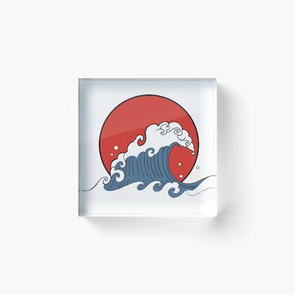 Item preview, japanese wave designed and sold by FrenchDoodle.