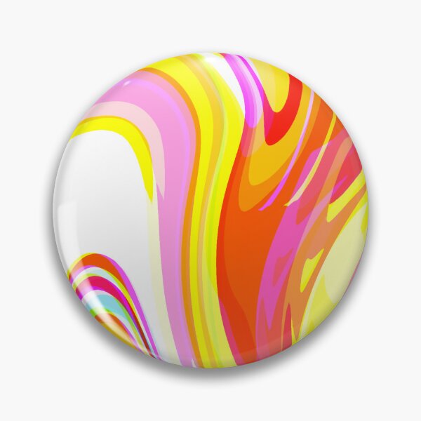Item preview, Orange, Yellow, Neon Tones, Pink, Vibrant Tones and White Marble Pattern Design designed and sold by theprintedclub.