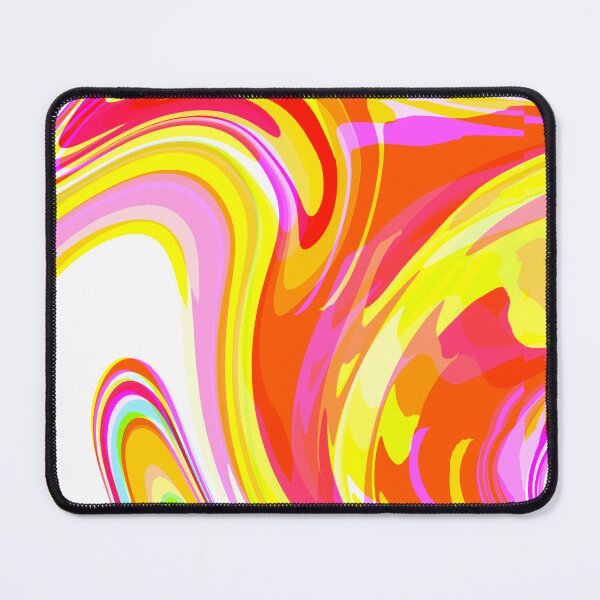 Item preview, Orange, Yellow, Neon Tones, Pink, Vibrant Tones and White Marble Pattern Design designed and sold by theprintedclub.