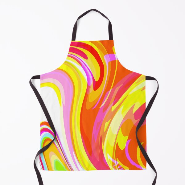 Item preview, Orange, Yellow, Neon Tones, Pink, Vibrant Tones and White Marble Pattern Design designed and sold by theprintedclub.