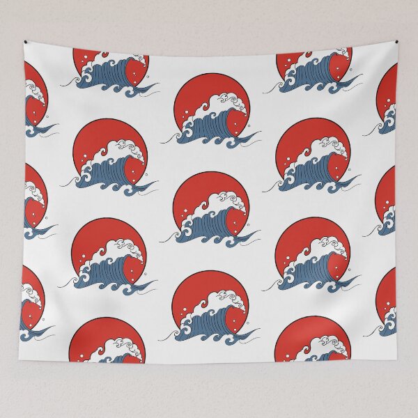 Item preview, japanese wave designed and sold by FrenchDoodle.