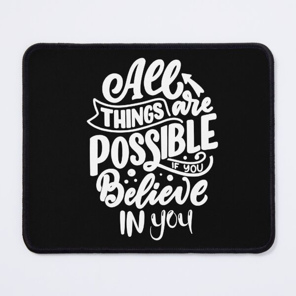 Item preview, all thinks are possible motivation gift t-shirt designed and sold by TamouStyle.