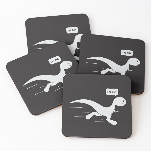 Item preview, I'm Out Dinosaur Running Away From All Responsibilities  designed and sold by munochill.