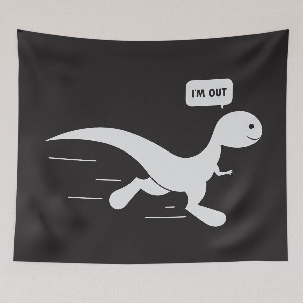 Item preview, I'm Out Dinosaur Running Away From All Responsibilities  designed and sold by munochill.