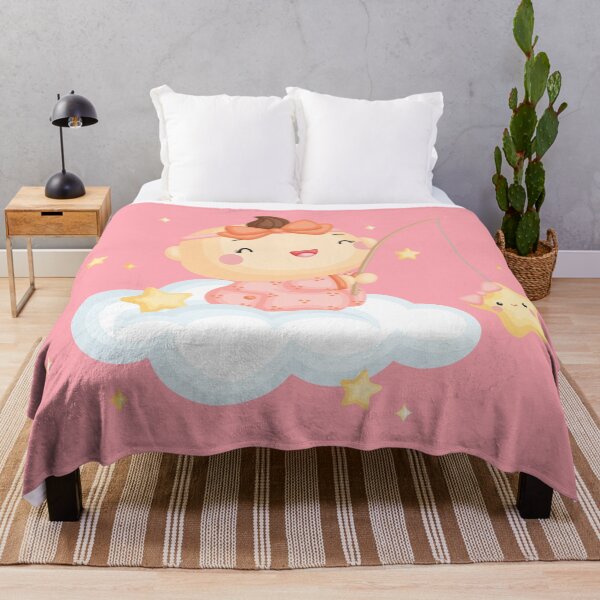 Item preview, Baby girl on the cloud designed and sold by KOTOdesign.