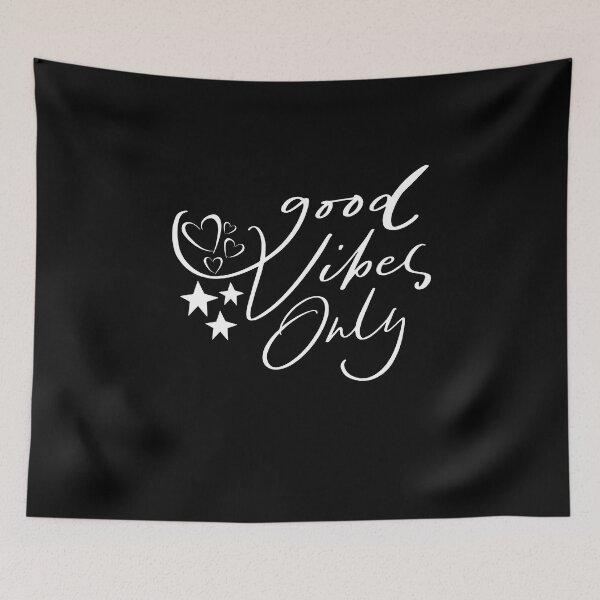 Item preview, good vibes only motivation gift t-shirt designed and sold by TamouStyle.