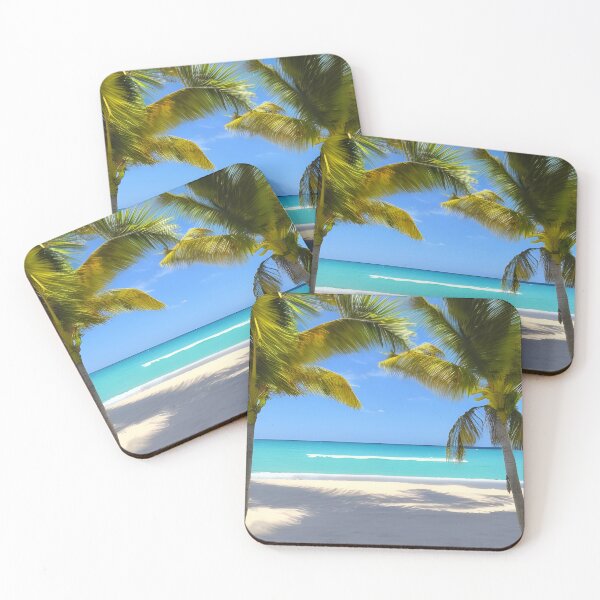 Item preview, Palm trees on a quiet beach designed and sold by brandway.