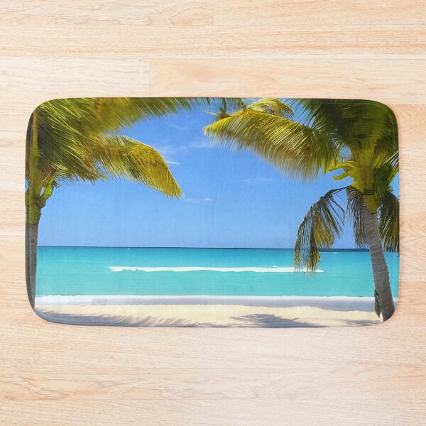 Item preview, Palm trees on a quiet beach designed and sold by brandway.