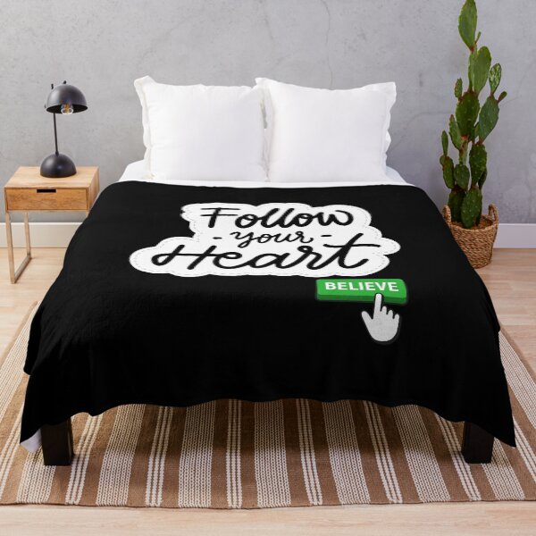 Item preview, follow your heart motivation gift t-shirt designed and sold by TamouStyle.