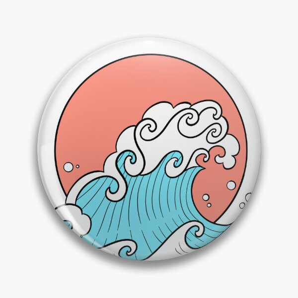 Item preview, Japanese wave designed and sold by FrenchDoodle.