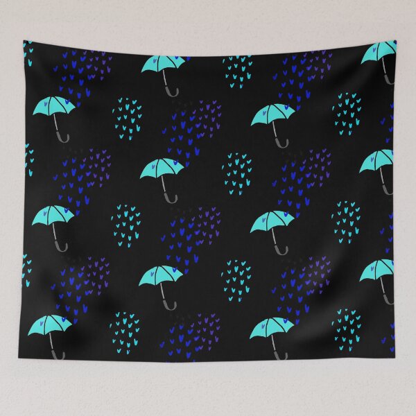 Item preview, Raining hearts with umbrella  designed and sold by hlpina1.