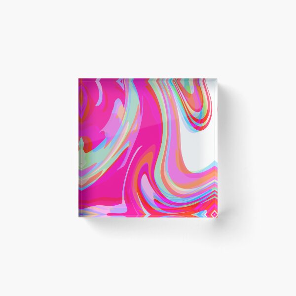 Item preview, Neon Pink, Pink Tones, Multicolor, Hot Pink and White Marble Pattern Design designed and sold by theprintedclub.