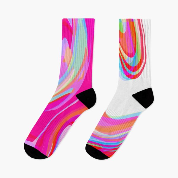 Item preview, Neon Pink, Pink Tones, Multicolor, Hot Pink and White Marble Pattern Design designed and sold by theprintedclub.