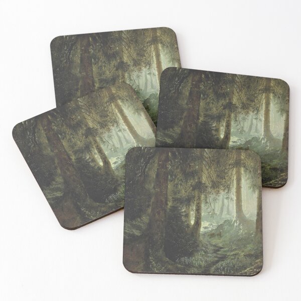Item preview, deer in a forest landscape - Gustave Dore   designed and sold by Vintage Designs +.