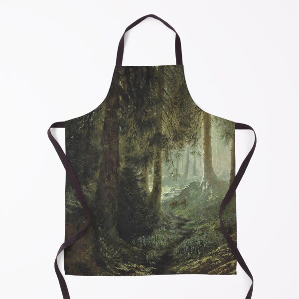 Item preview, deer in a forest landscape - Gustave Dore designed and sold by Vintage Designs +.