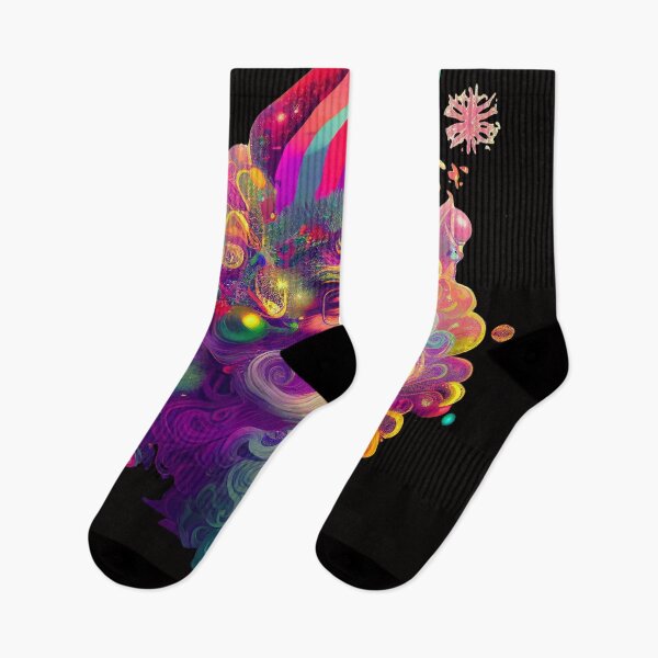 Item preview, PSYCHEDELIC SANTA Midjourney AI Artwork designed and sold by davidjulie.
