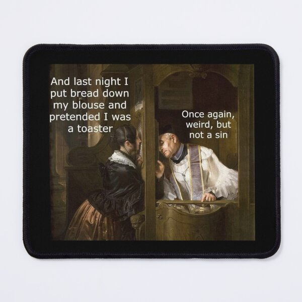 Item preview, Once again, weird, but not a sin - Thanksgiving, Christmas And Birthday Party Gift Ideas for Classic Memes Lovers and Fans designed and sold by Memeing Everything.