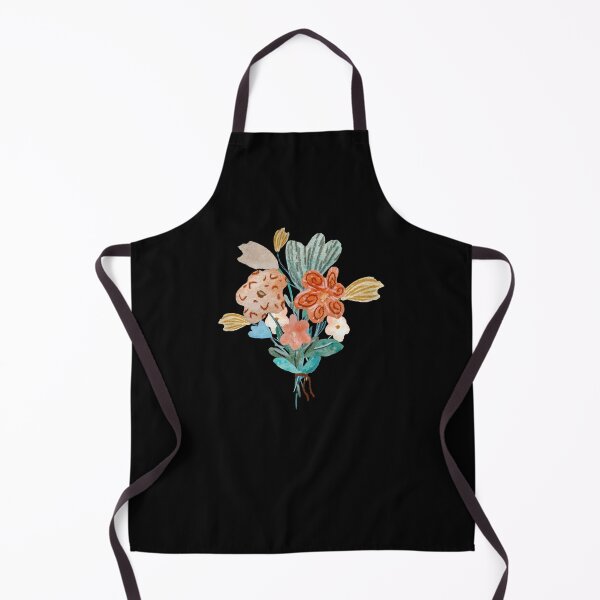 Artikelvorschau, Bouquet flower texture colored sketch a watercolor black entworfen und verkauft von Yana Mustafina | Boho Soulful Designs.