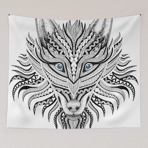 Item preview, Elegant fox, ancient ornament designed and sold by ⭐ANADIF DESIGN⭐.