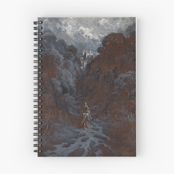 Artikelvorschau, Sir Lancelot Approaching the Castle of Astolat - Gustave Doré entworfen und verkauft von Vintage Designs +.