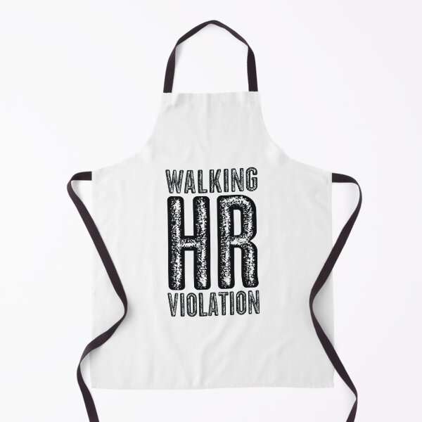 Item preview, Vintage Walking HR Violation - Black Text designed and sold by Whimsical Thinker.