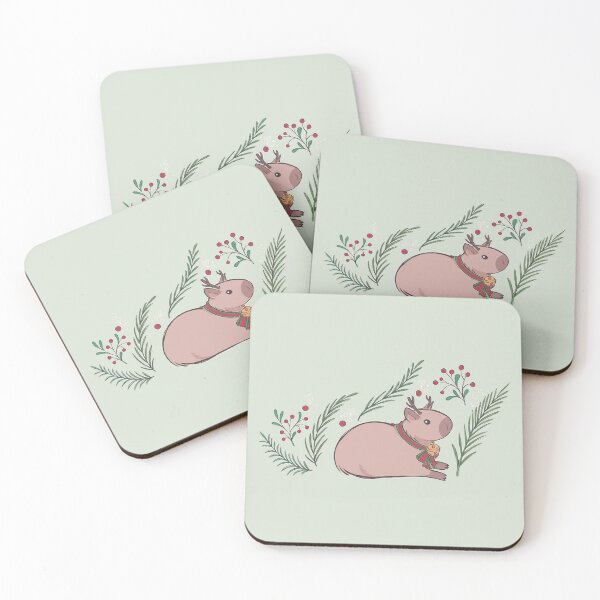 Item preview, Reindeer Capybara [Colour, Light] designed and sold by Thirea.