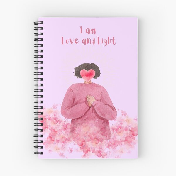 Item preview, I AM LOVE & LIGHT | affirmation | spiritual | meditation | mystical | yoga designed and sold by soulupdesign.