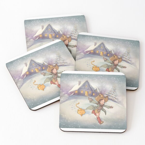 Item preview, Pepper&Carrot Holiday Card: Running on the Snow designed and sold by davidrevoy.