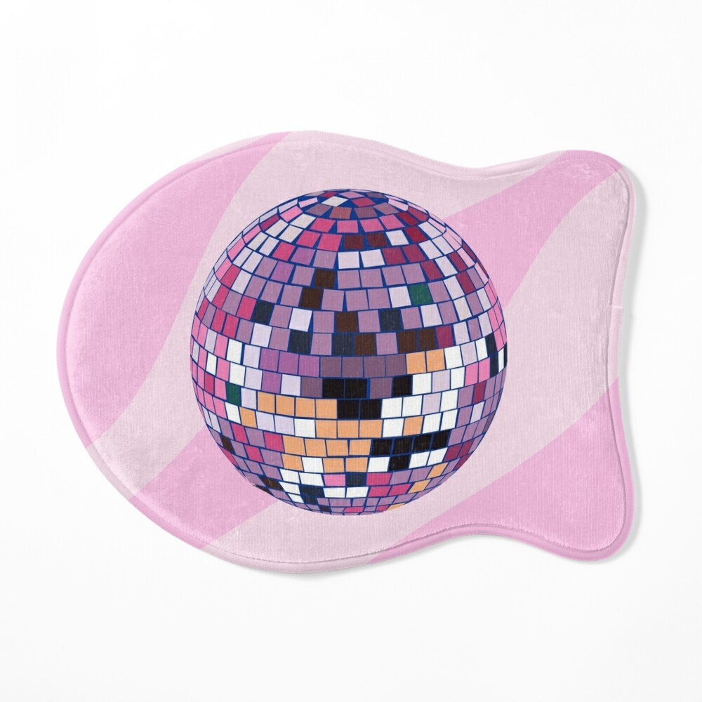 Pink Fluorescent Disco Ball 20 — Not Sorry Art