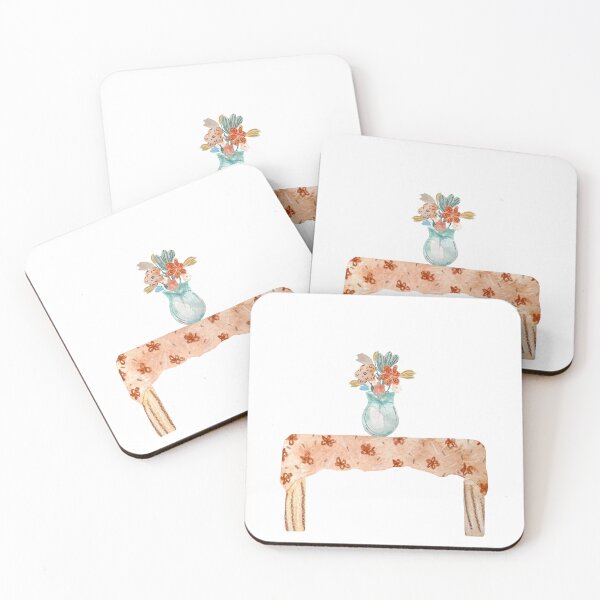 Artikelvorschau, Vase flower bouquet table textured a watercolor  entworfen und verkauft von Yana Mustafina | Boho Soulful Designs.