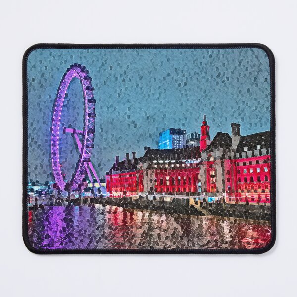 Artikelvorschau, London Eye bei Nacht - malerischer Effekt entworfen und verkauft von santoshputhran.