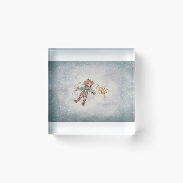 Item preview, Pepper&Carrot Holiday Card: Snow Angel designed and sold by davidrevoy.