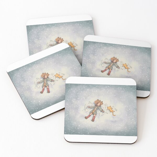 Item preview, Pepper&Carrot Holiday Card: Snow Angel designed and sold by davidrevoy.