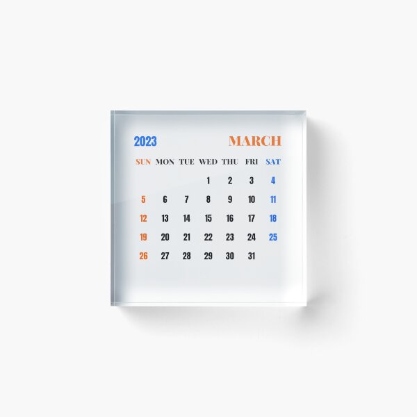 Item preview, March 2023 Calendar designed and sold by Binsagar.