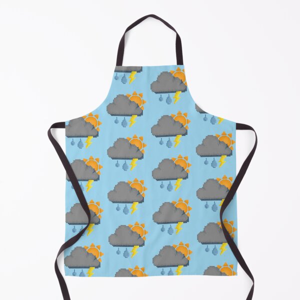 Item preview, Retro Grumpy Sunny Rain Storm Pixel Design designed and sold by 8BitTrip.