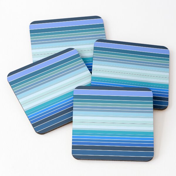 Item preview, Stripes blue palette  designed and sold by DreamKaracters.