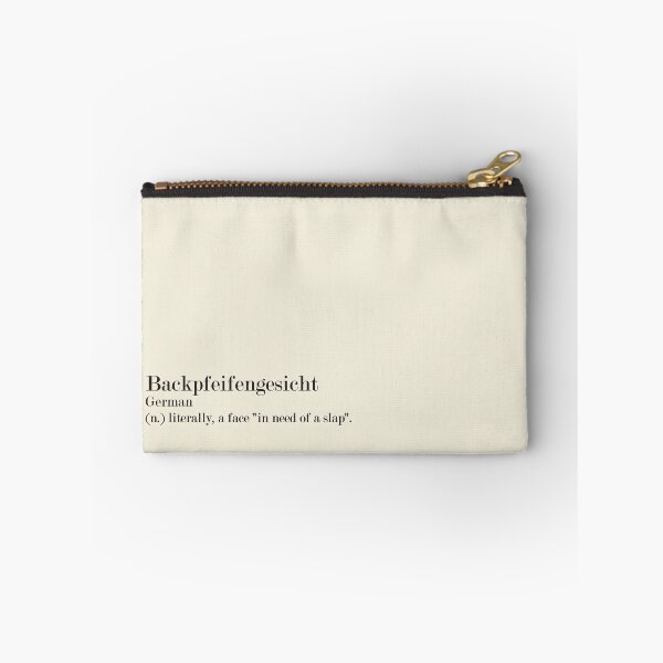 Item preview, Backpfeifengesicht - German - Funny Word Definition designed and sold by Zooone.