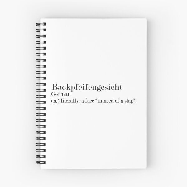 Item preview, Backpfeifengesicht - German - Funny Word Definition designed and sold by Zooone.