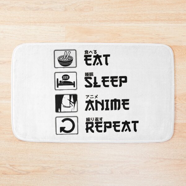 Item preview, Anime Sweatshirt, Anime Lover Gift, Anime Gift, Eat Sleep Anime Repeat, Anime Sweater, Fun Sweatshirt, Manga Sweatshirt designed and sold by adilchbanishop.