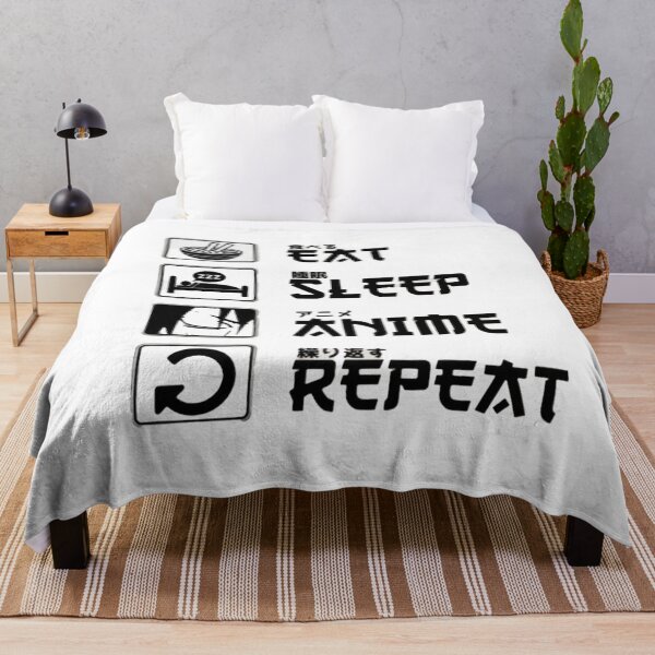 Item preview, Anime Sweatshirt, Anime Lover Gift, Anime Gift, Eat Sleep Anime Repeat, Anime Sweater, Fun Sweatshirt, Manga Sweatshirt designed and sold by adilchbanishop.