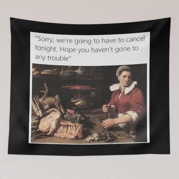 Item preview, Sorry we're going to have to cancel tonight - Thanksgiving, Christmas And Birthday Party Gift Ideas for Classic Memes Lovers and Fans designed and sold by Memeing Everything.