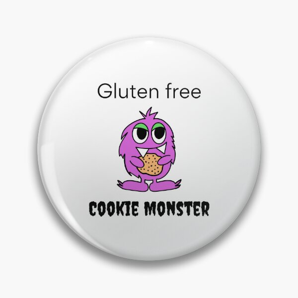 Item preview, Gluten Free Cookie Monster designed and sold by GoodMoodFood.