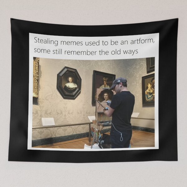 Item preview, Stealing memes used to be an artform - Thanksgiving, Christmas And Birthday Party Gift Ideas for Classic Memes Lovers and Fans designed and sold by Memeing Everything.