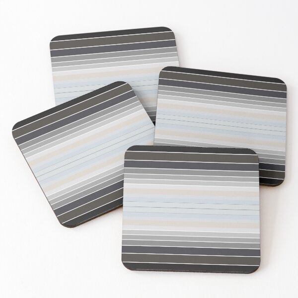 Item preview, Stripes black charcoal palette Christmas special  designed and sold by DreamKaracters.