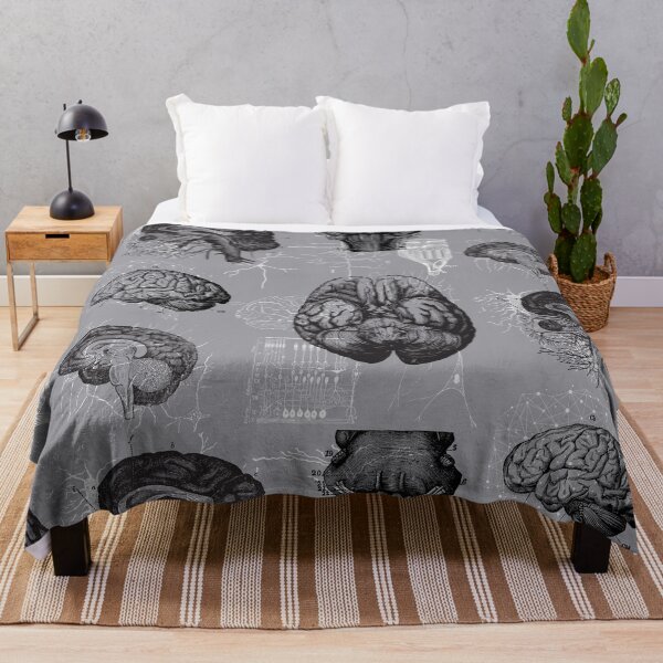 Item preview, Vintage human brain anatomy  designed and sold by Preslava Genova.