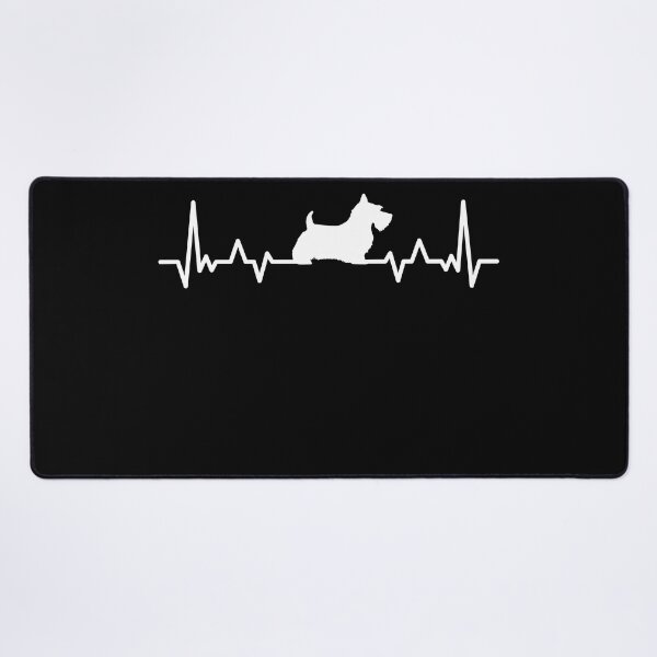 Item preview, Funny Scottish Terrier Dog Heartbeat designed and sold by shokA Design.