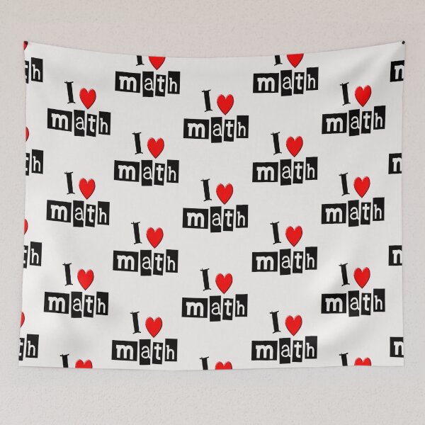 Item preview, I LOVE MATH designed and sold by thatstickerguy.