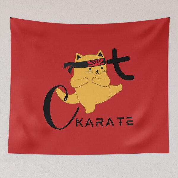 Item preview, Cute KARATE Cat designed and sold by OMdesign10.
